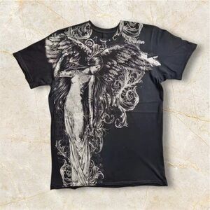 Affliction Black Angel Graphic Tee
